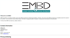 Desktop Screenshot of embd.be